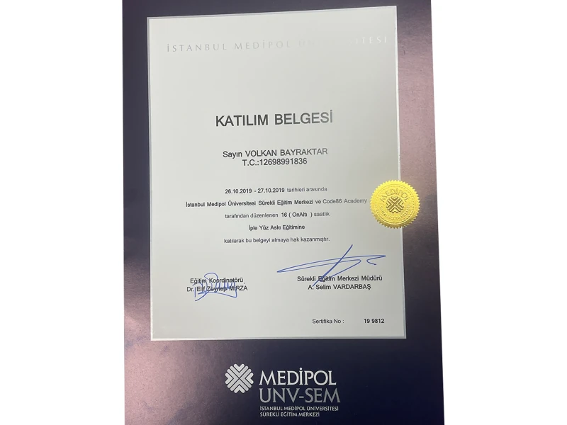 İple Yüz Askı Eğitimi — Medipol SEM · Code86 Academy